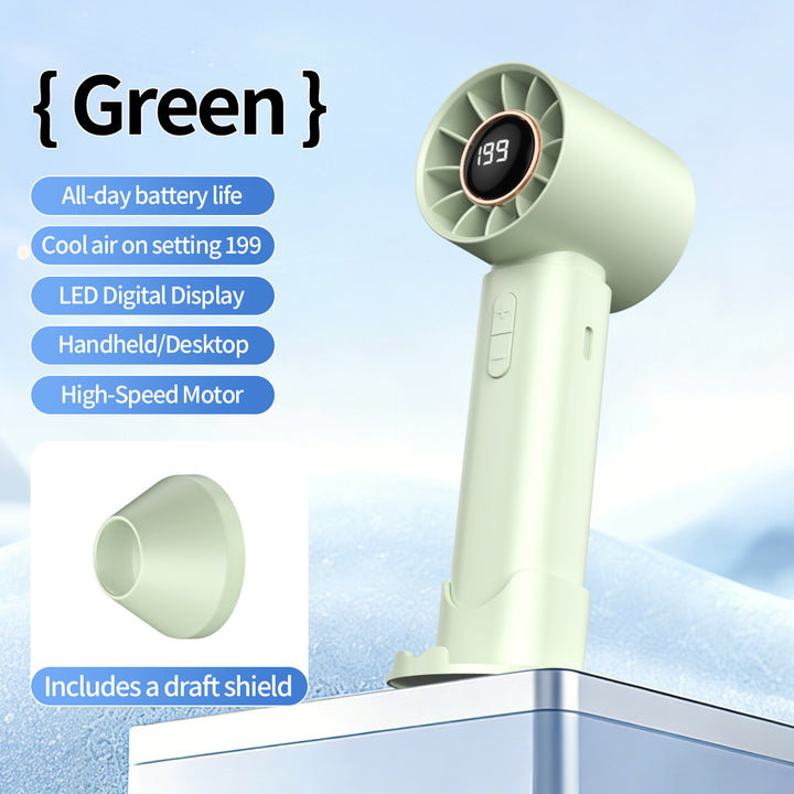 Unisex High-Performance Portable Handheld Fan Bowlift