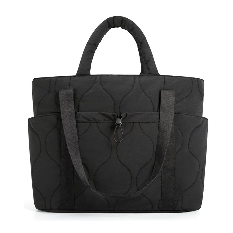 Padded tote bag with practical outer pockets Bowlift