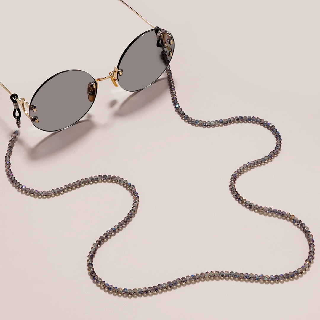 Gemstone-Accented Eyewear Chain Bowlift