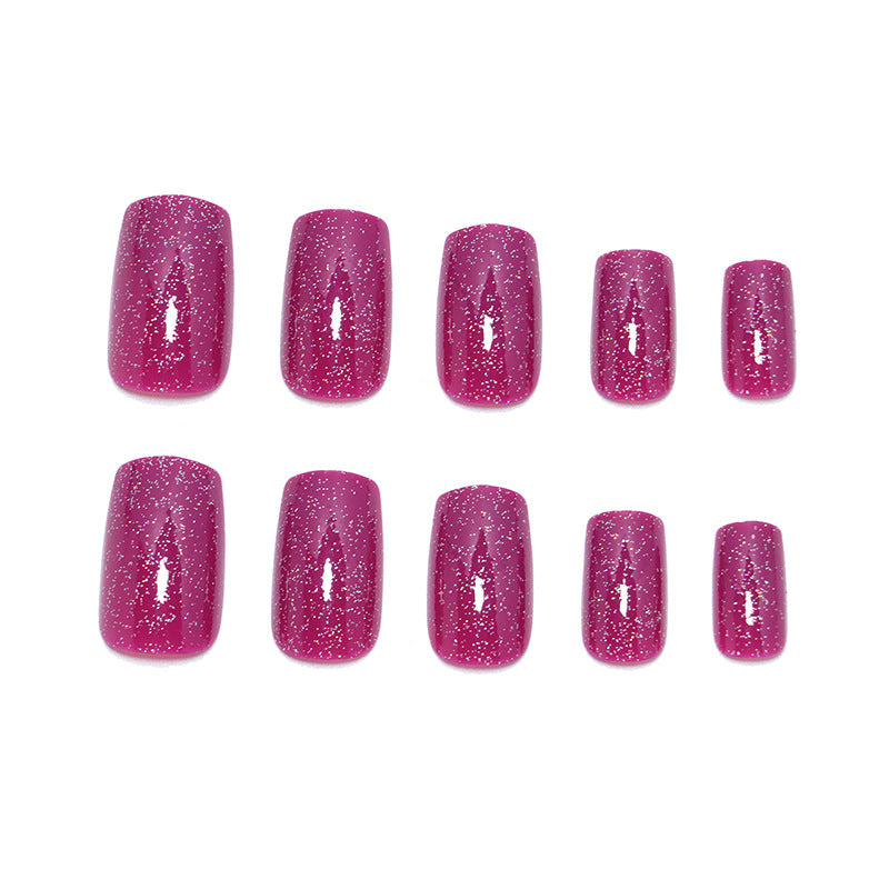 Glamorous Glittery Press-On Nail Set Bowlift