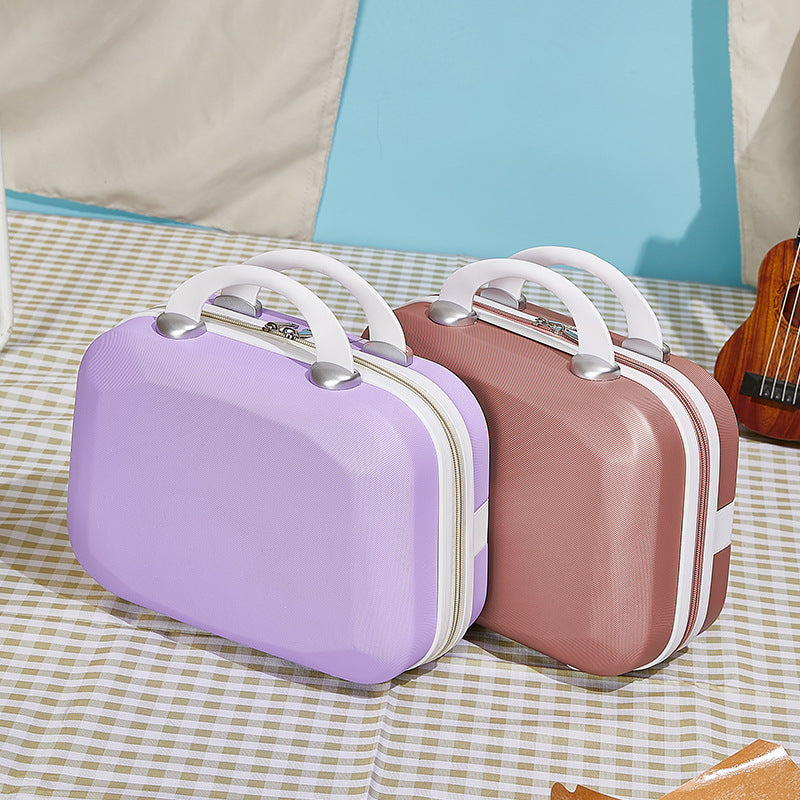 hard-shell cosmetic travel vanity case with dual top handles Bowlift