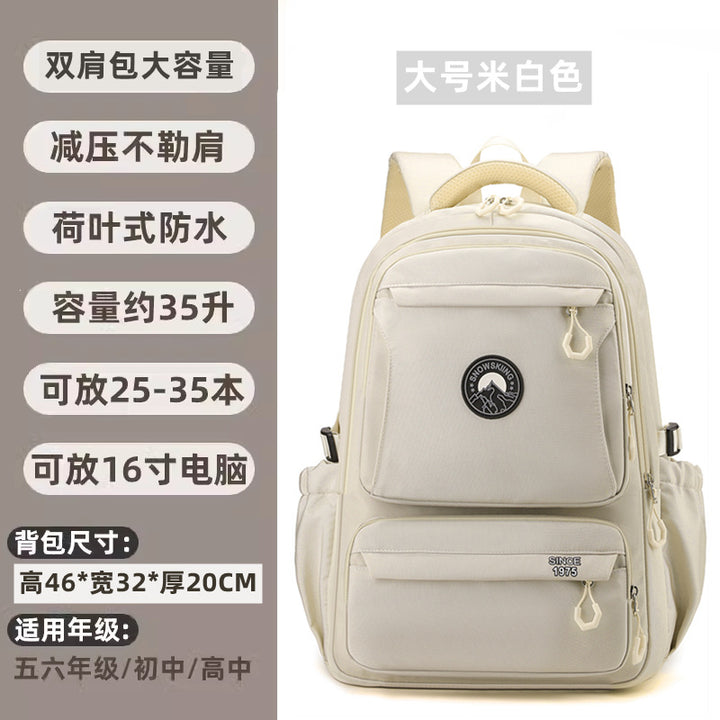 Multifunctional Backpack with Ergonomic Design and Large Capacity Bowlift
