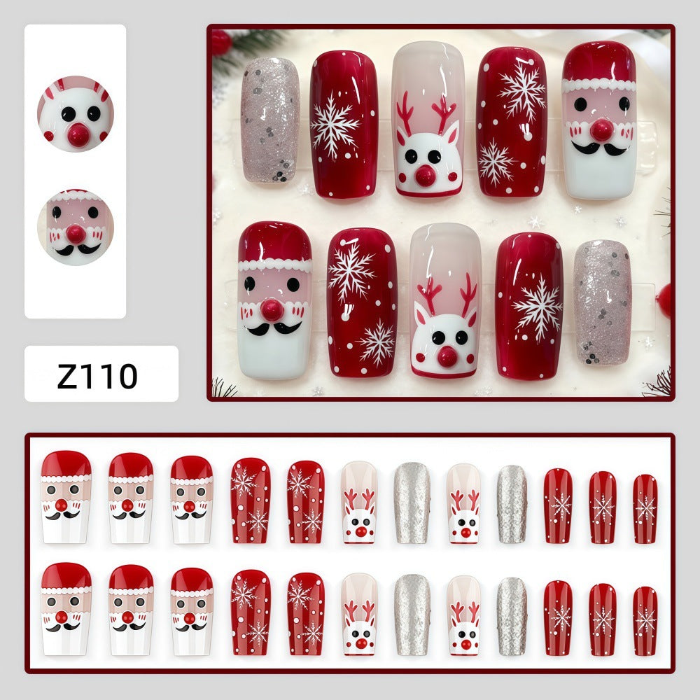 Artificial Nails in Modern Tribal Design Bowlift