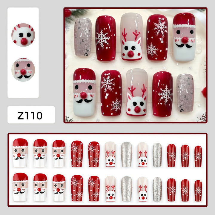 Artificial Nails in Modern Tribal Design Bowlift