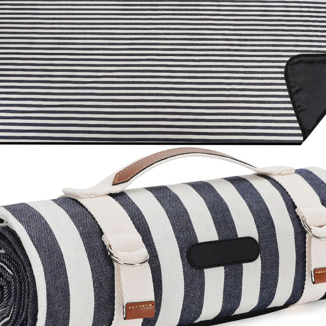 Unisex Picnic blanket with water-repellent underside and carrying handle Bowlift