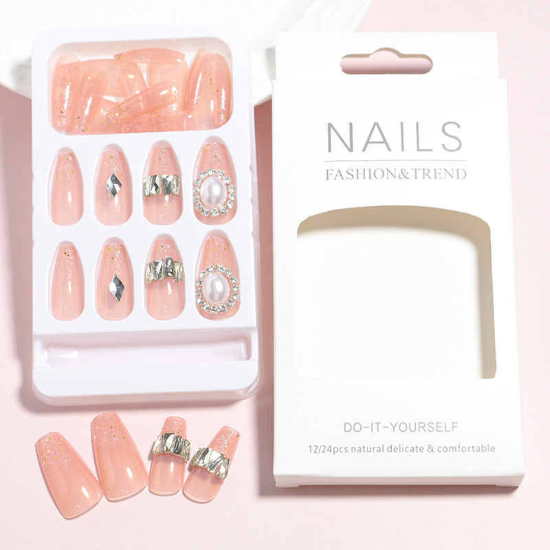 Premium Decorative Press-On Nail Set Bowlift