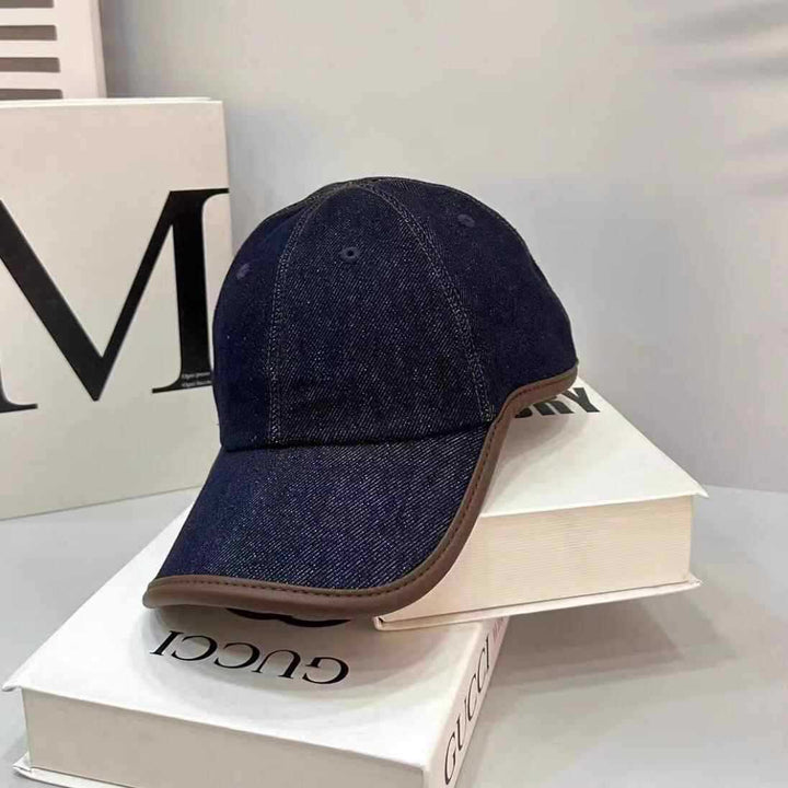 Men's Casual Denim Baseball Cap Bowlift