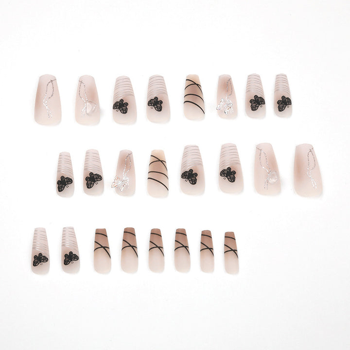 Artful Nail Extensions with Modern Graphics Bowlift