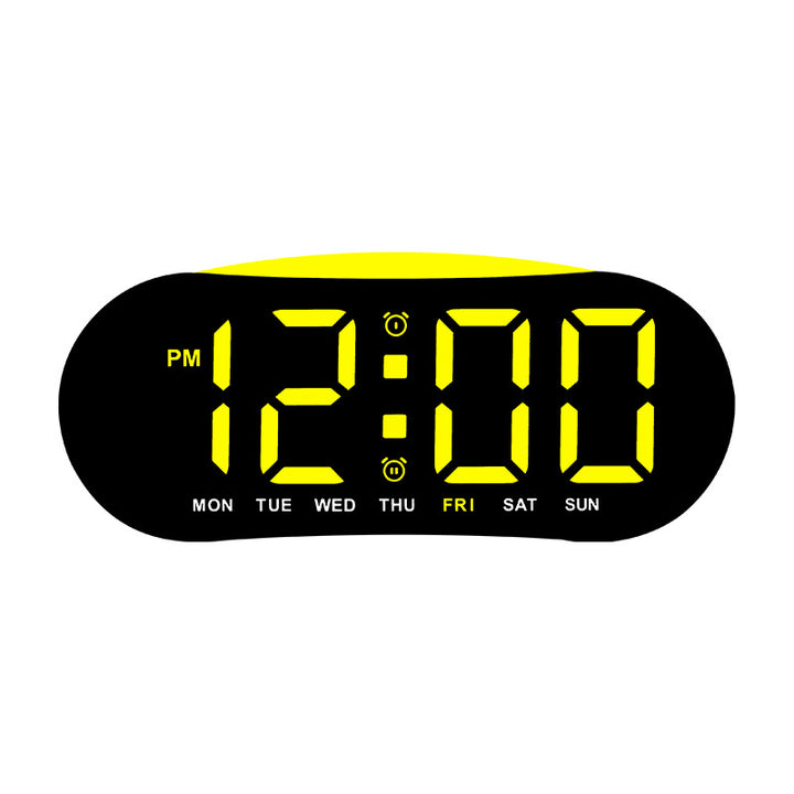 Digital alarm clock with large LED display Bowlift