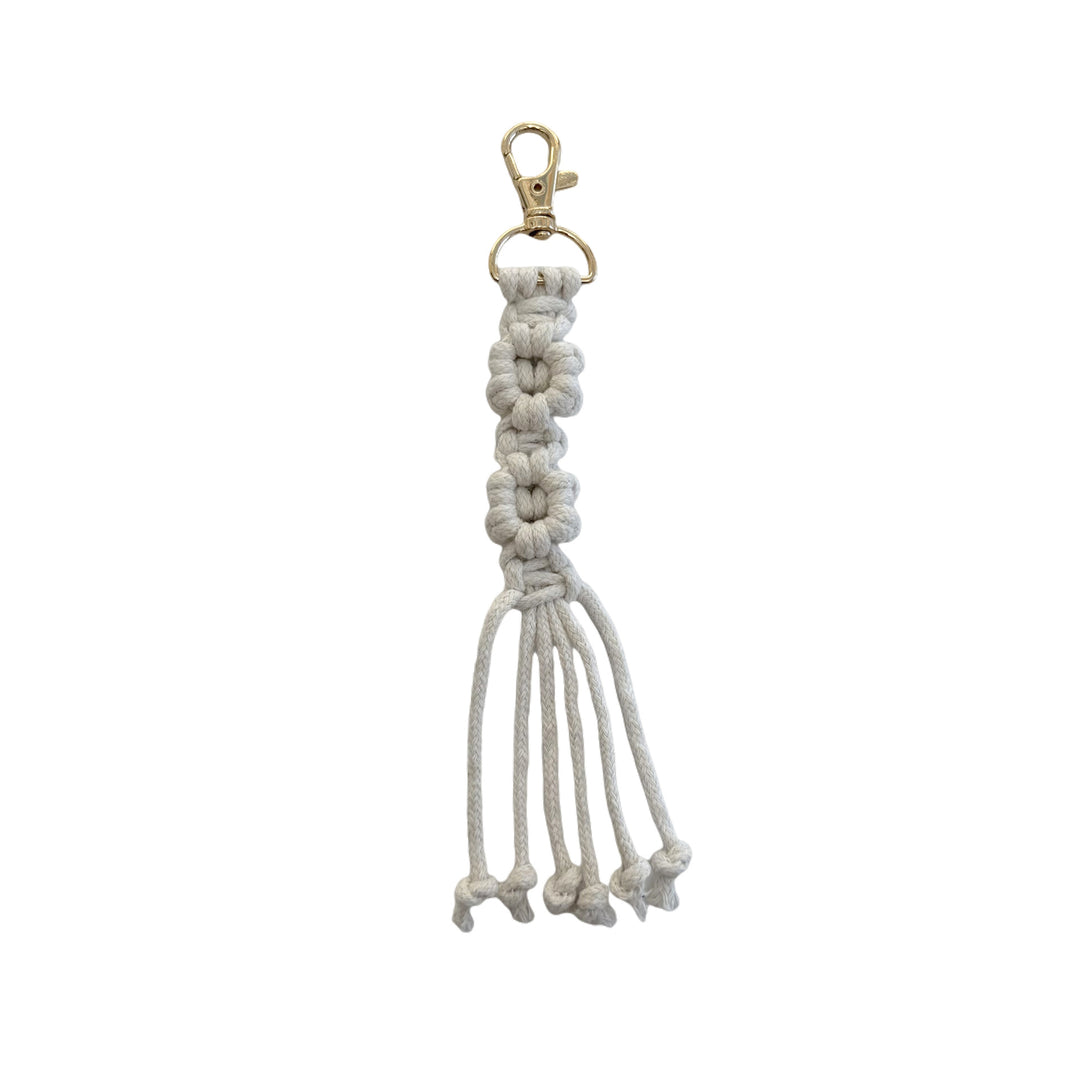 Macrame Keychain with Tassel Bowlift
