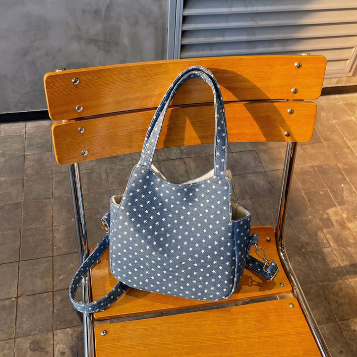 WoVersatile Star-Patterned Mini Shoulder Bag Bowlift