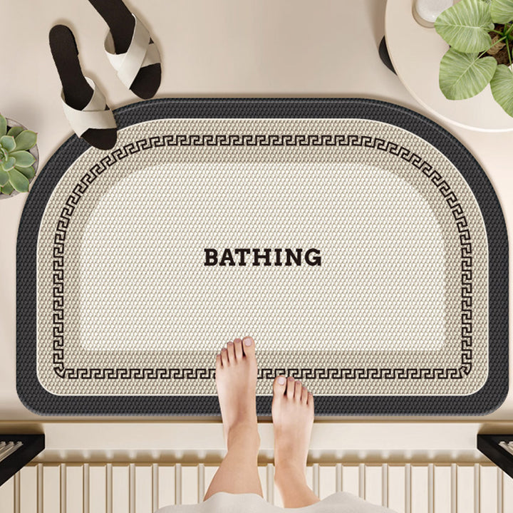 Plush Bath Mat Bowlift