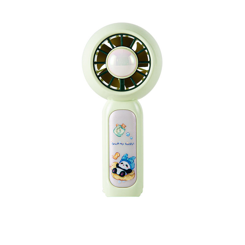 Women's Portable Hand Fan with Cute Panda Design Bowlift