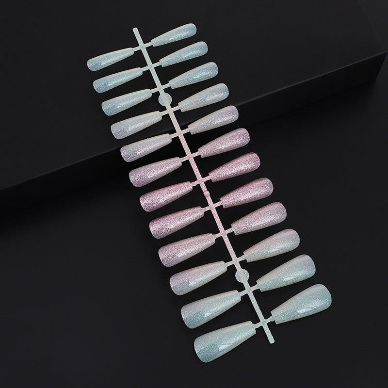 Nail art set with glitter and elegant transitions Bowlift