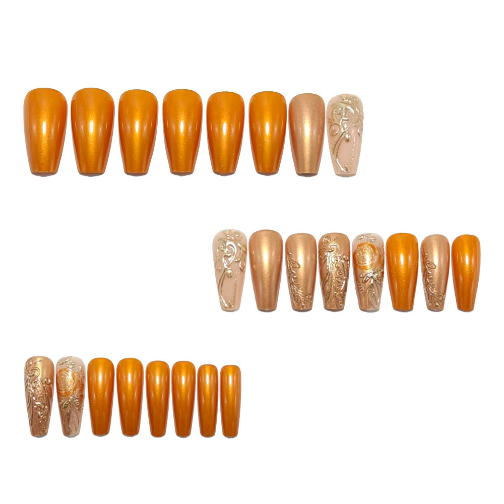 Elegant artificial nails with luxury embellishments Bowlift