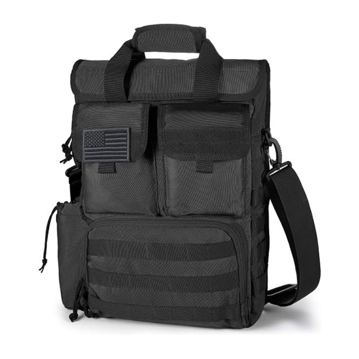 Tactical shoulder backpack with multiple organizer pockets Bowlift