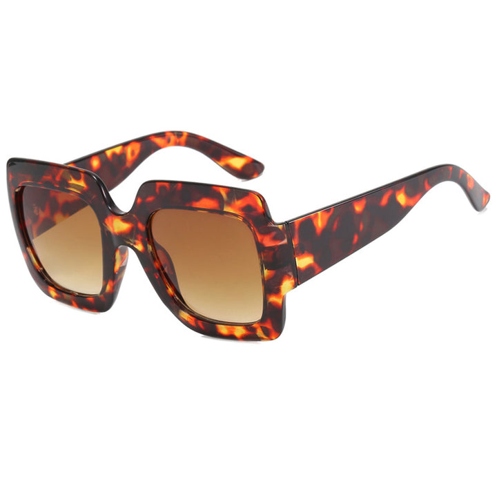 Women's oversized sunglasses with square frames and UV protection Bowlift