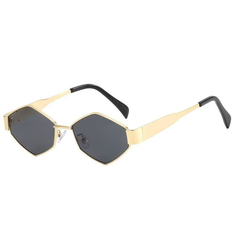 Chic Hexagonal Frame Sunglasses