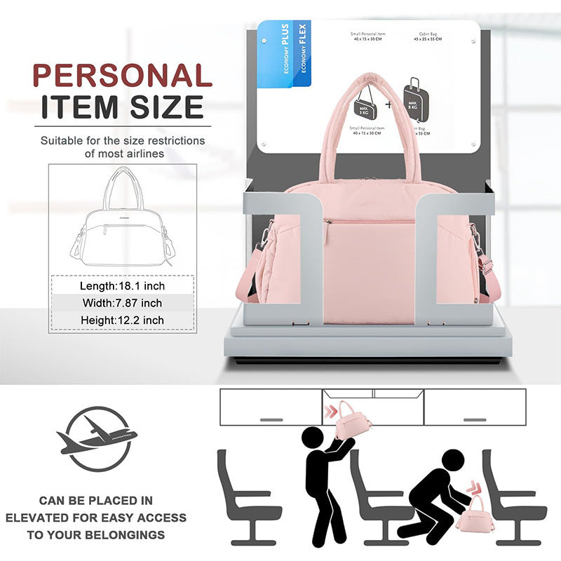 Stylish Multi-Functional Travel Handbag Bowlift