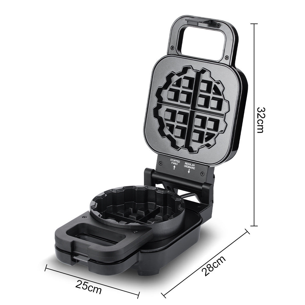 Non-Stick Waffle Maker with Easy-Clean Design Bowlift