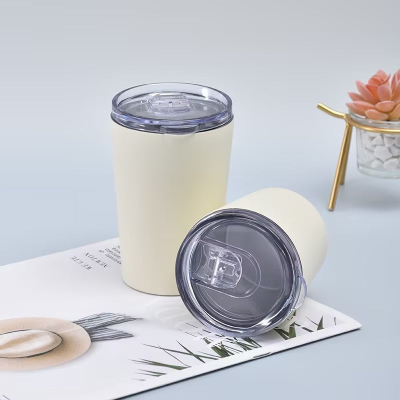 Women’s insulated cup with elegant lid and ergonomic handle Bowlift