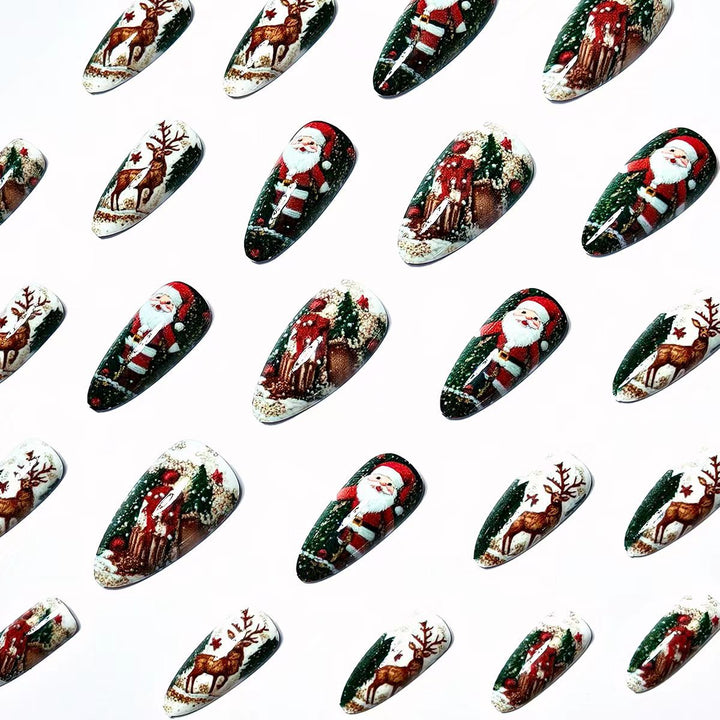 Christmas Art Nails Bowlift