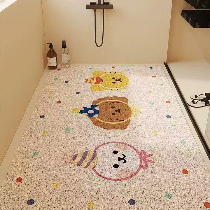 Playful Cartoon Character Area Rug Bowlift