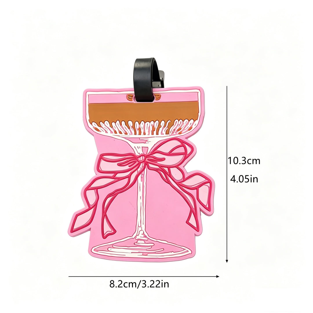 Cocktail Glass Shaped Luggage Tag Bowlift
