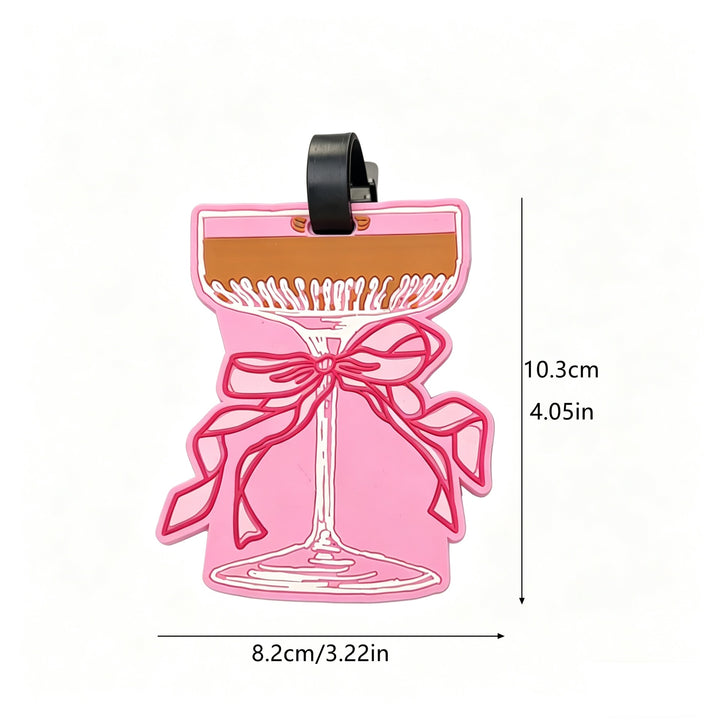 Cocktail Glass Shaped Luggage Tag Bowlift