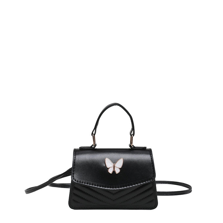 WoChic Mini Handbag with Elegant Butterfly Accent Bowlift