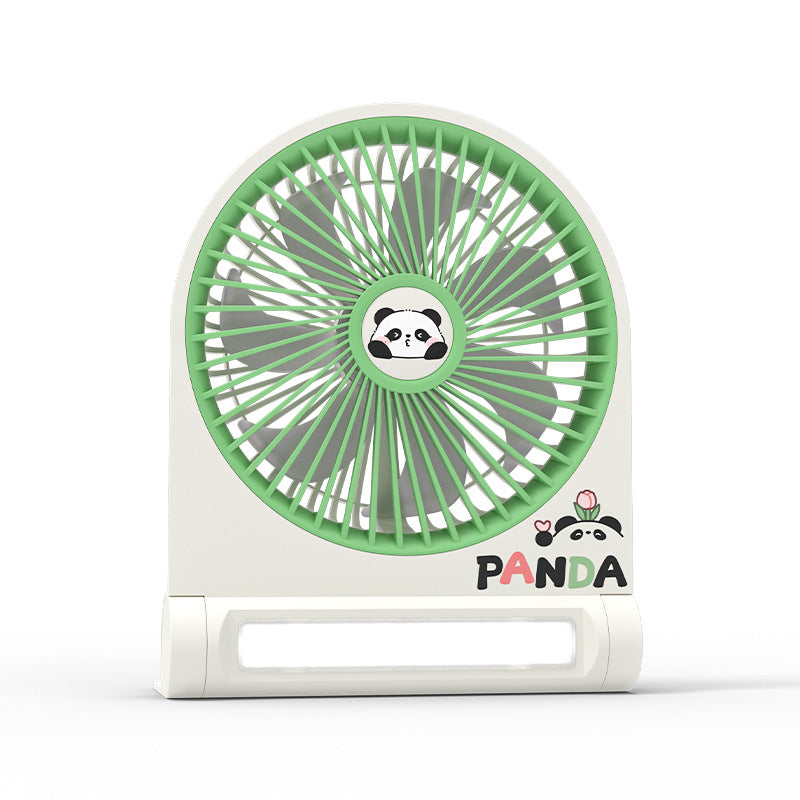 Women's Portable Mini-Pan Fan with Cute Panda Design Bowlift