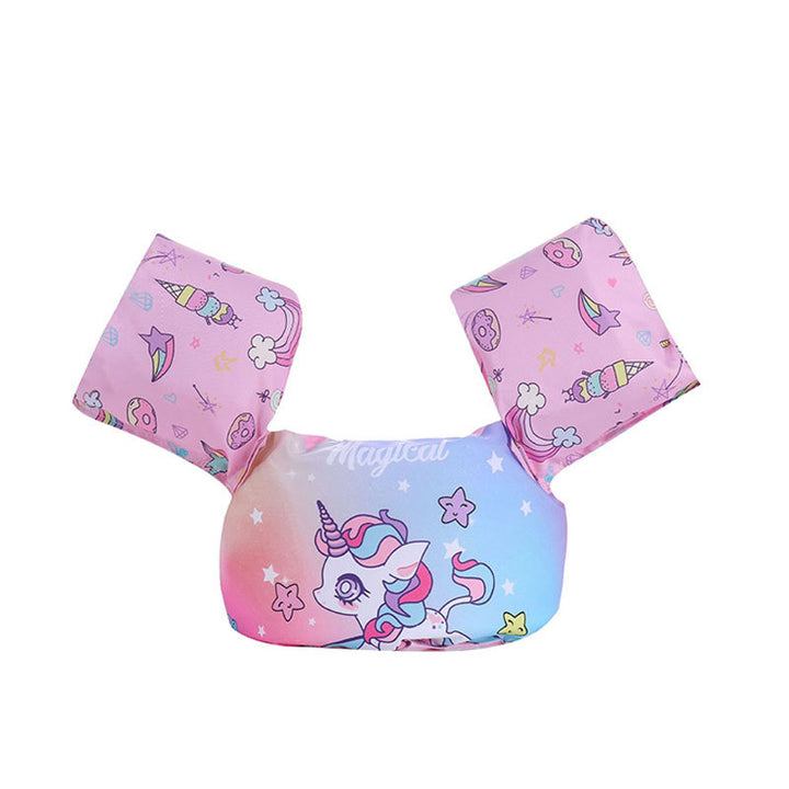 Women's Inflatable Swim Aid with Colorful Flamingo Design Bowlift