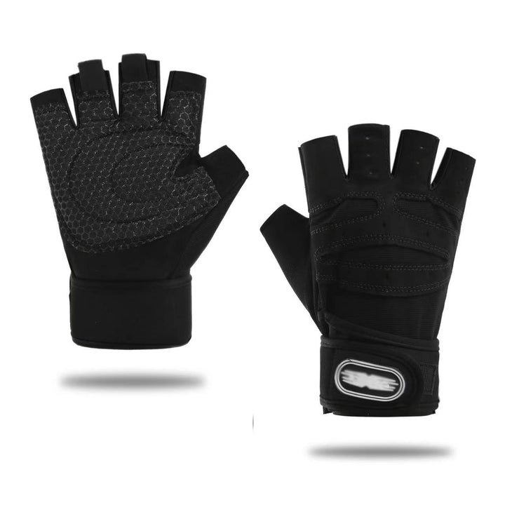 Padded Half-Finger Cycling Gloves Bowlift