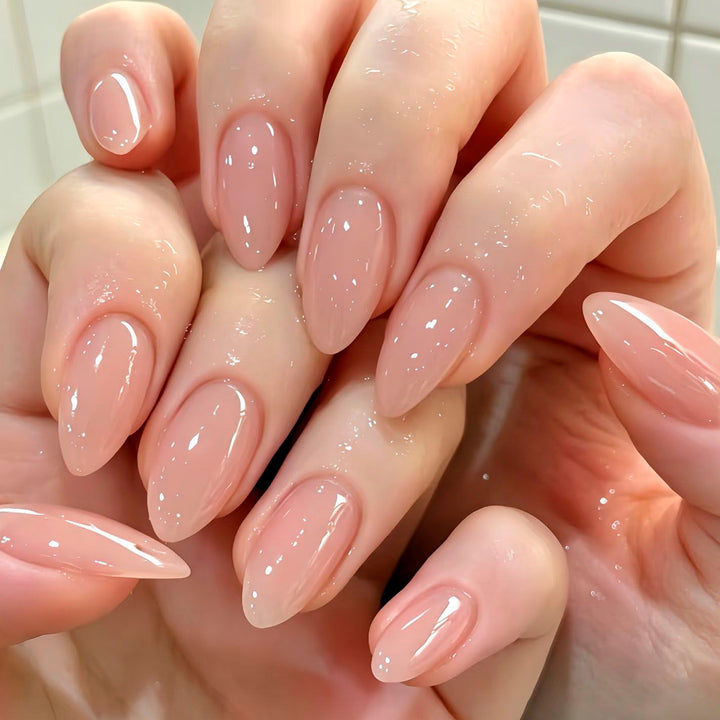 Glossy Stiletto Nails Bowlift