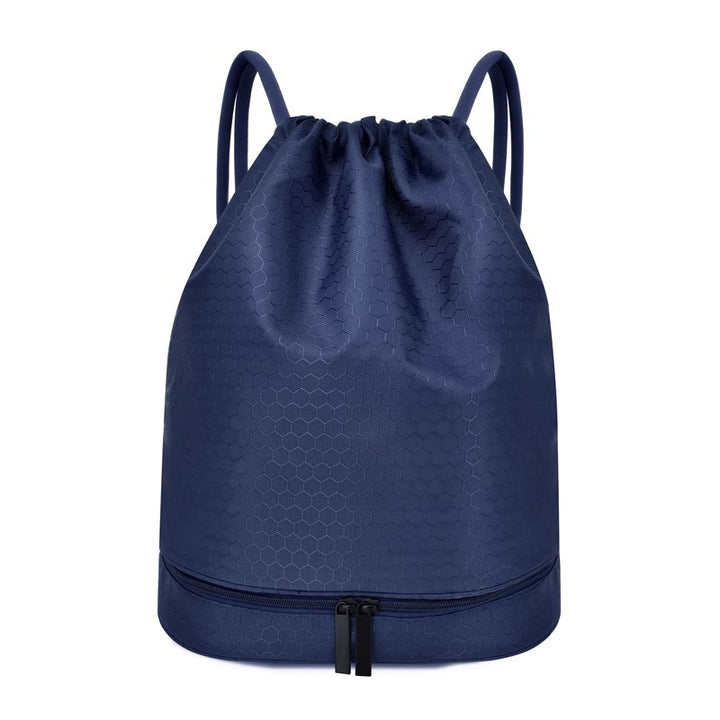 Lightweight Hexagonal Pattern Drawstring Backpack Bowlift