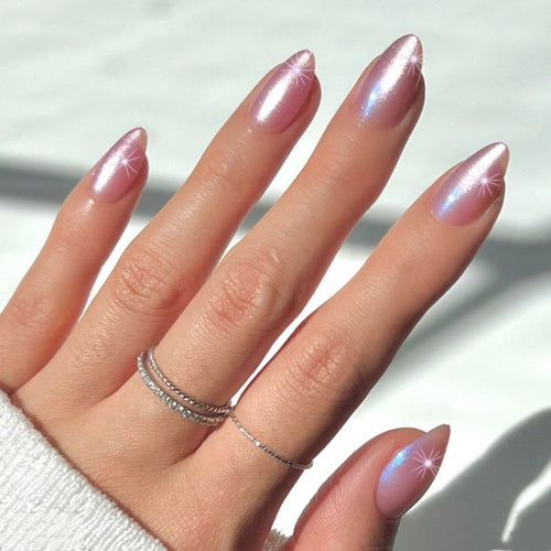 Glossy Nail Art Press-On Tips Bowlift