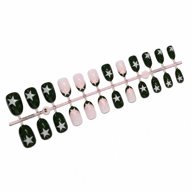 Creative Nail Art with Star Motifs Bowlift