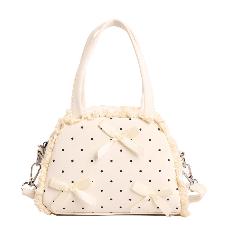 WoCharming Bow-Embellished Everyday Handbag Bowlift