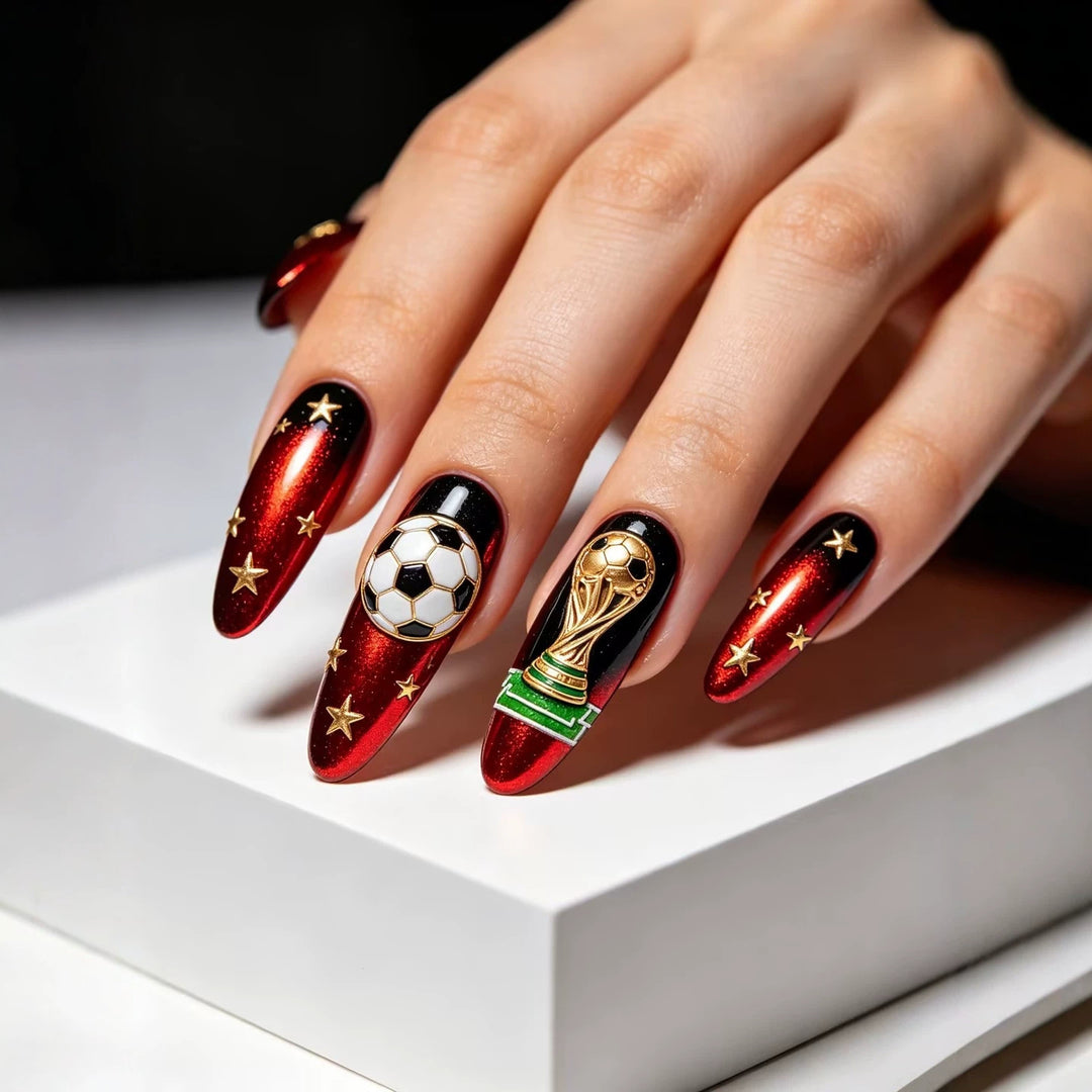 Football Inspired Nail Art Bowlift