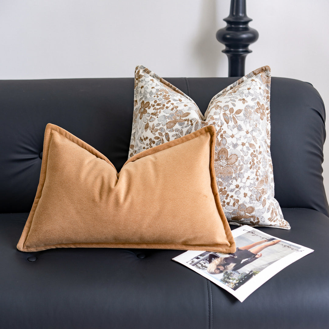 Cushions with soft microfiber cover