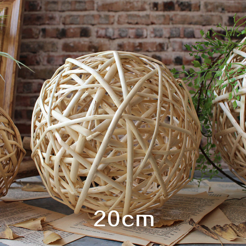 Decorative natural material decor ball Bowlift
