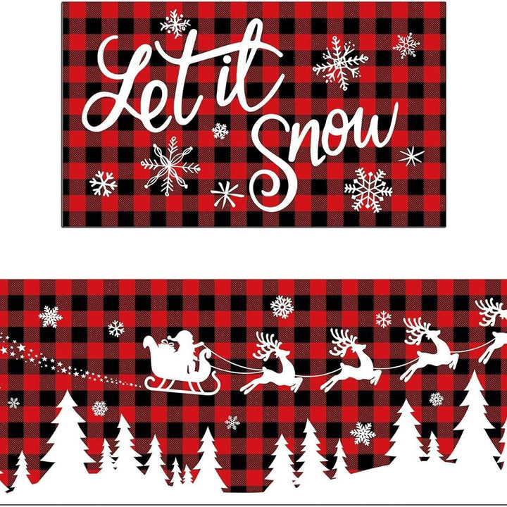 Festive Welcome Door Mat Bowlift