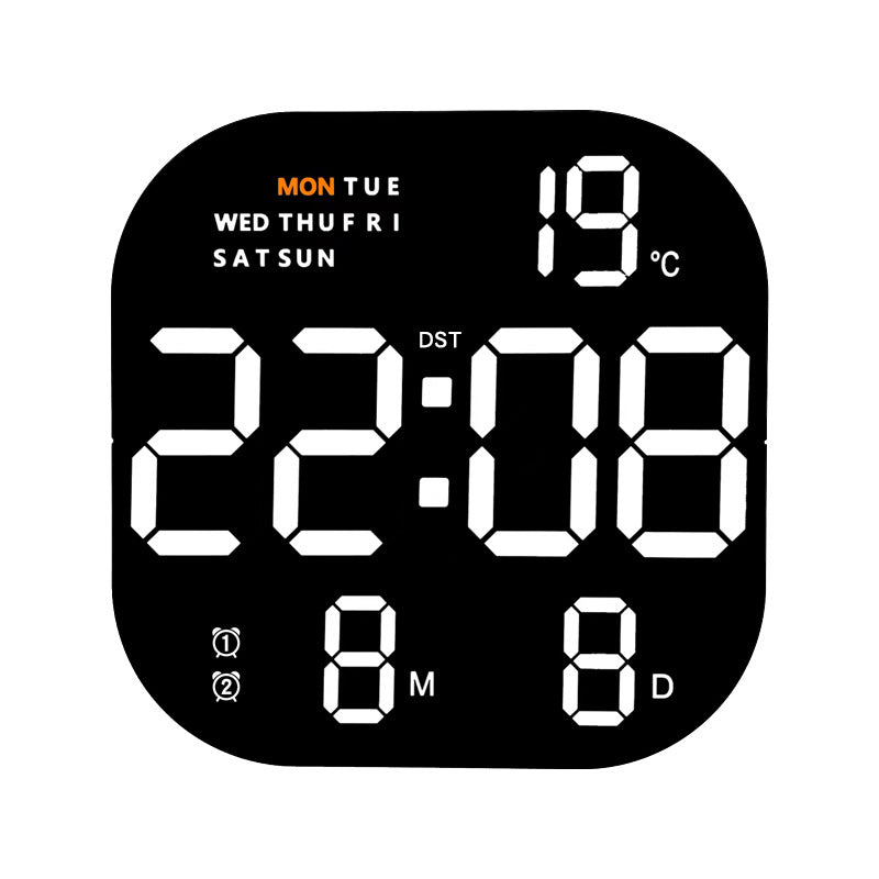 Digital Alarm Clock with Thermometer and Hygrometer Bowlift