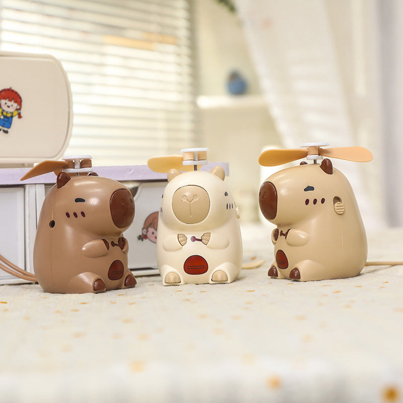 Ladies table fan in cute animal design Bowlift