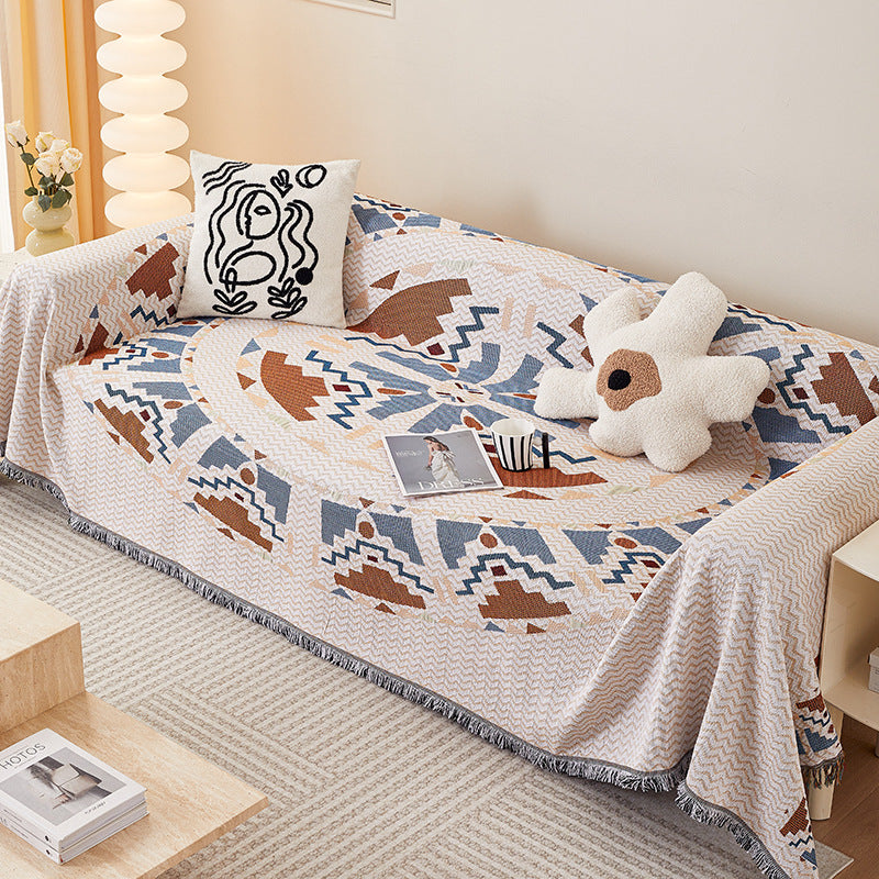 Cozy Cartoon-Themed Sofa Throw Blanket