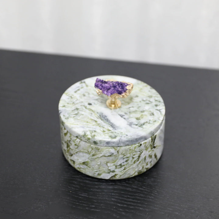 Decorative Stone Jewelry Box