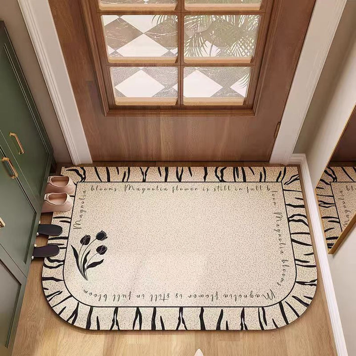Floral Welcome Mat Bowlift
