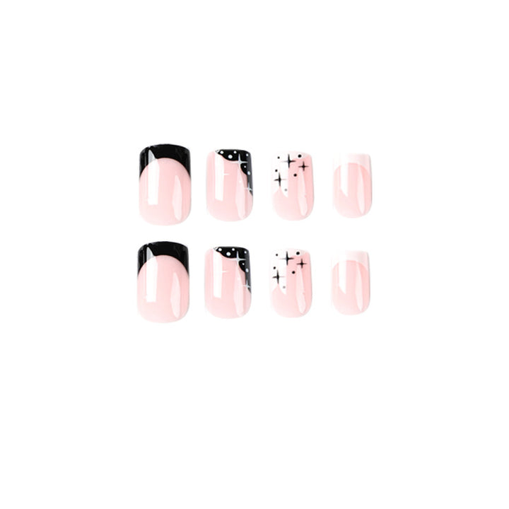 Artful Nail Art with Reflective Accents Bowlift