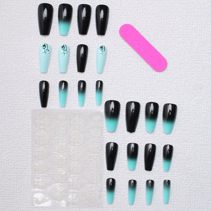 Elegant Gradient Press-On Nails Bowlift