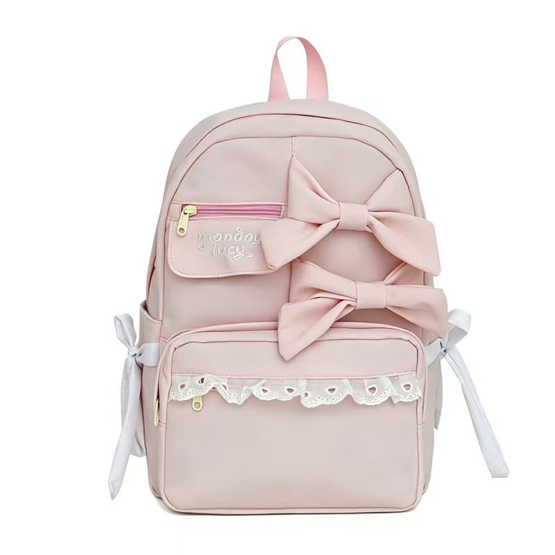 Bow-Embellished Daypack Bowlift
